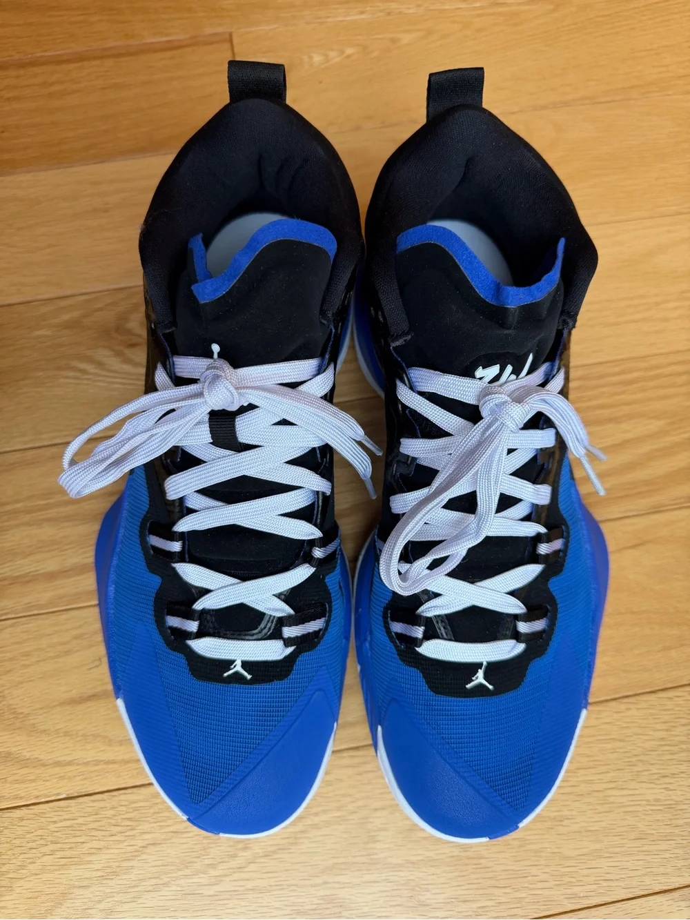 Jordan Zion 1 Men's Blue, Black and White Basketball Sneakers